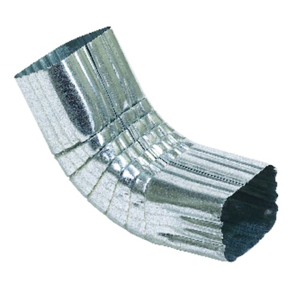 Amerimax Home Products 2 in. H X 3 in. W X 9 in. L Metallic Galvanized Steel A Downspout Elbow 29264